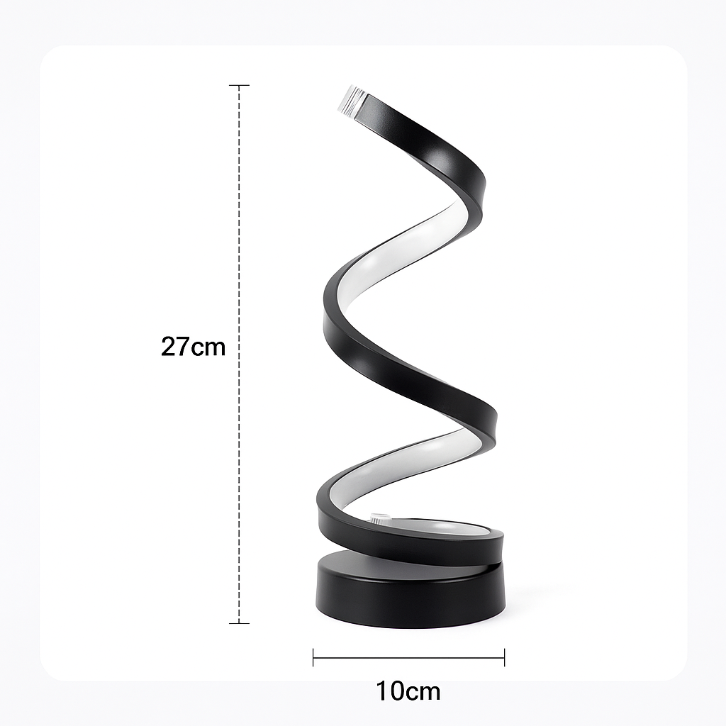 SpiralGlow Lampe